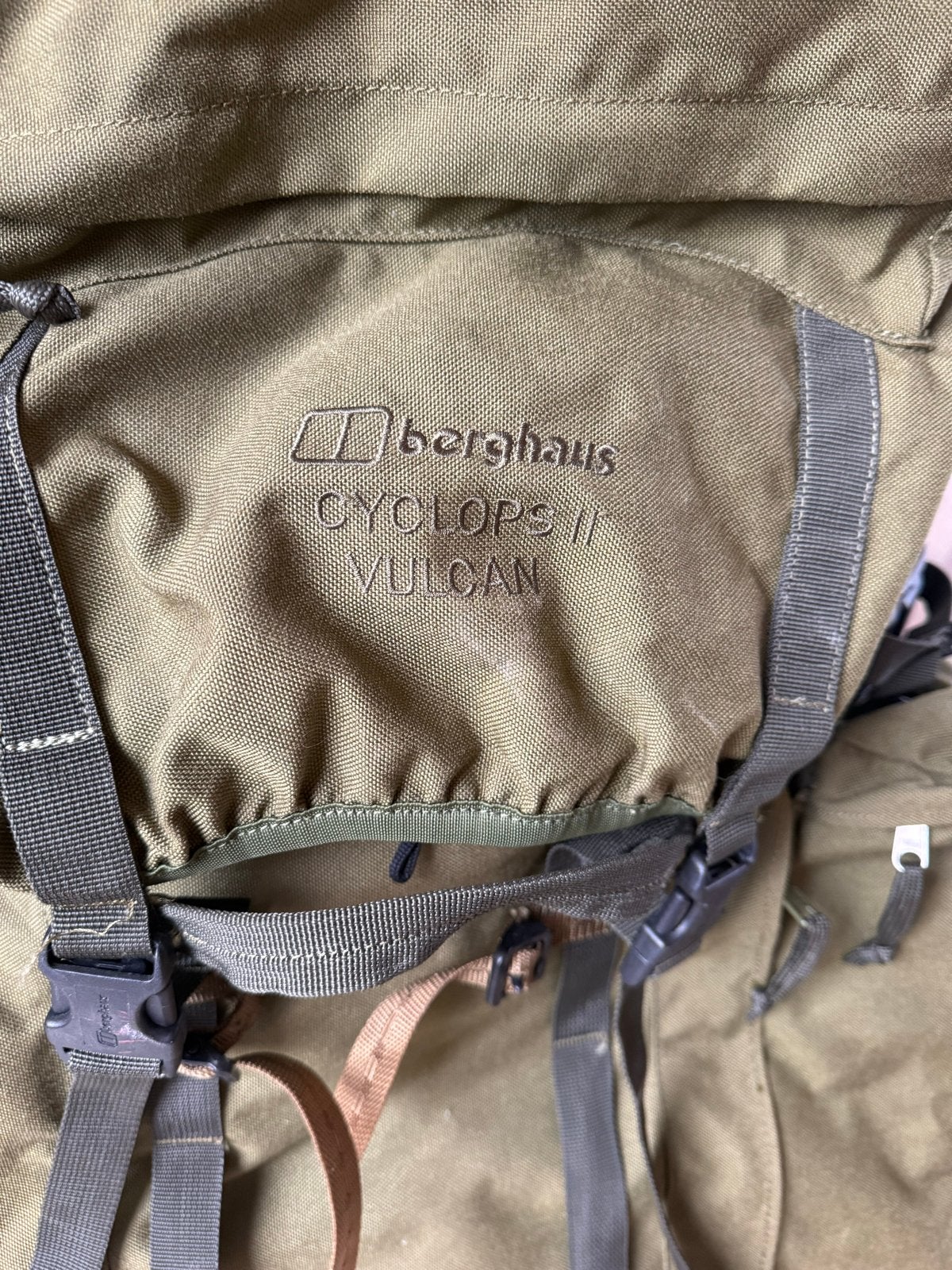 Berghaus Cyclops II Vulcan rugzak met afritsbare zijtassen, Overige merken, 40 cm of meer, Gebruikt, Ophalen of Verzenden