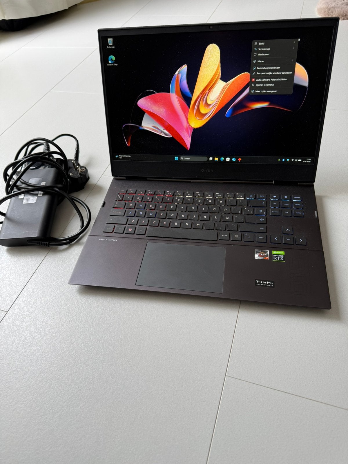 HP Omen 16” 32GB 4TB RTX 3050 Ti, Computers en Software, Windows Laptops, Ophalen, Met videokaart, 32 GB, Zo goed als nieuw