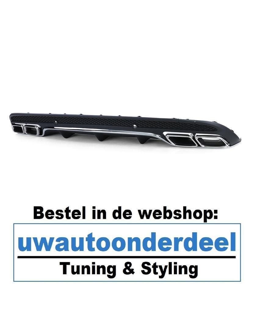 diffuser Chrome Voor Mercedes C Klasse W205 C63 AMG Look, Verzenden, Automotive Parts, A.parts@hotmail.nl, Trasmolenlaan 12 3447 GZ Woerden