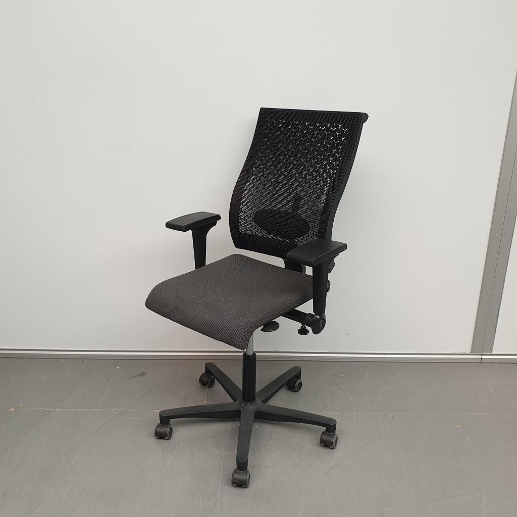 Ahrend 250 Centennial bureaustoel - grijze stof / netweave, Niet ingevuld, Gebruikt, Niet ingevuld, Niet ingevuld