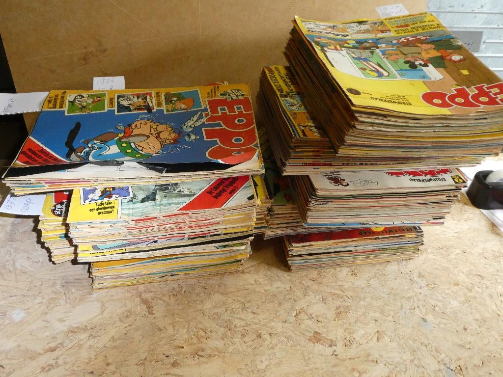 9 jaarg-en EPPO (1975 tm 1983) / zie beschr / €25  /ophalen, Boeken, Meerdere stripboeken, Ophalen, Gelezen