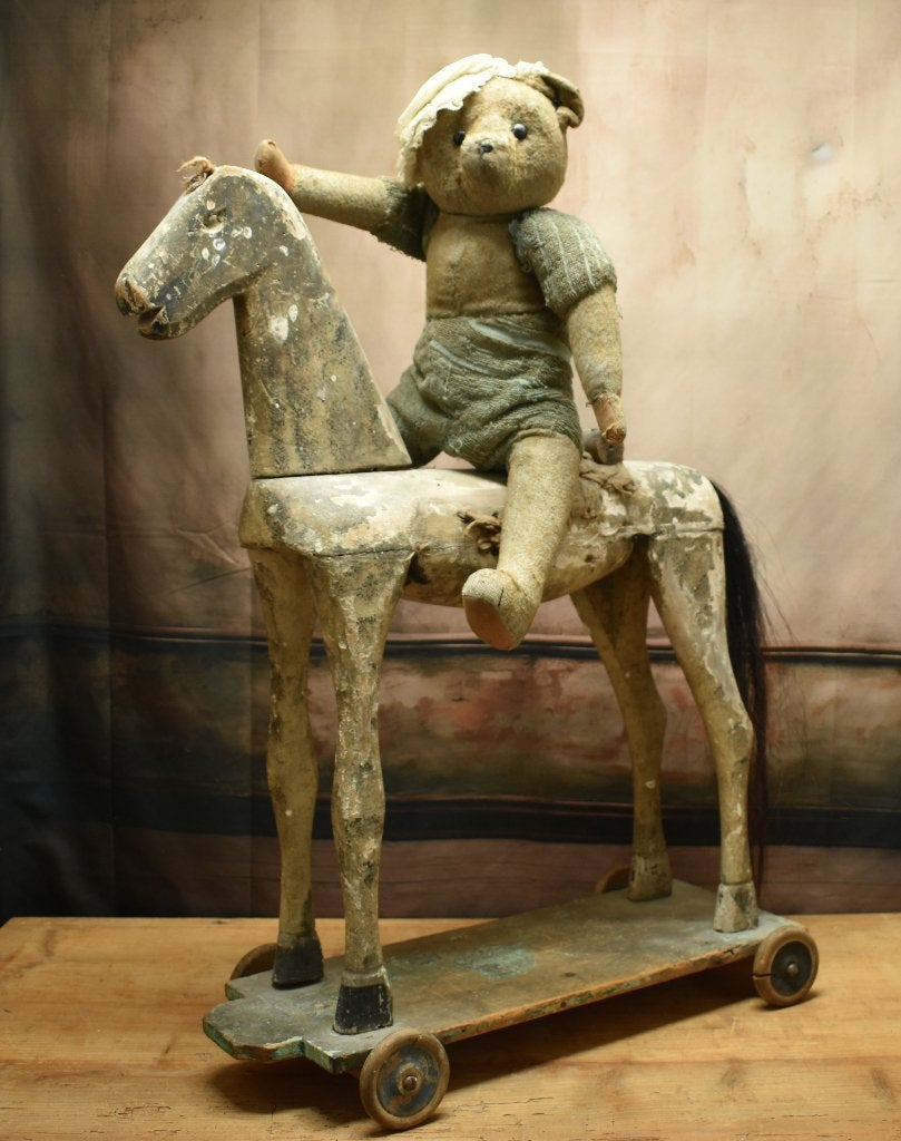 Oude Zweeds Houten Paard. "Uit Aletta's Tijd", Ophalen of Verzenden