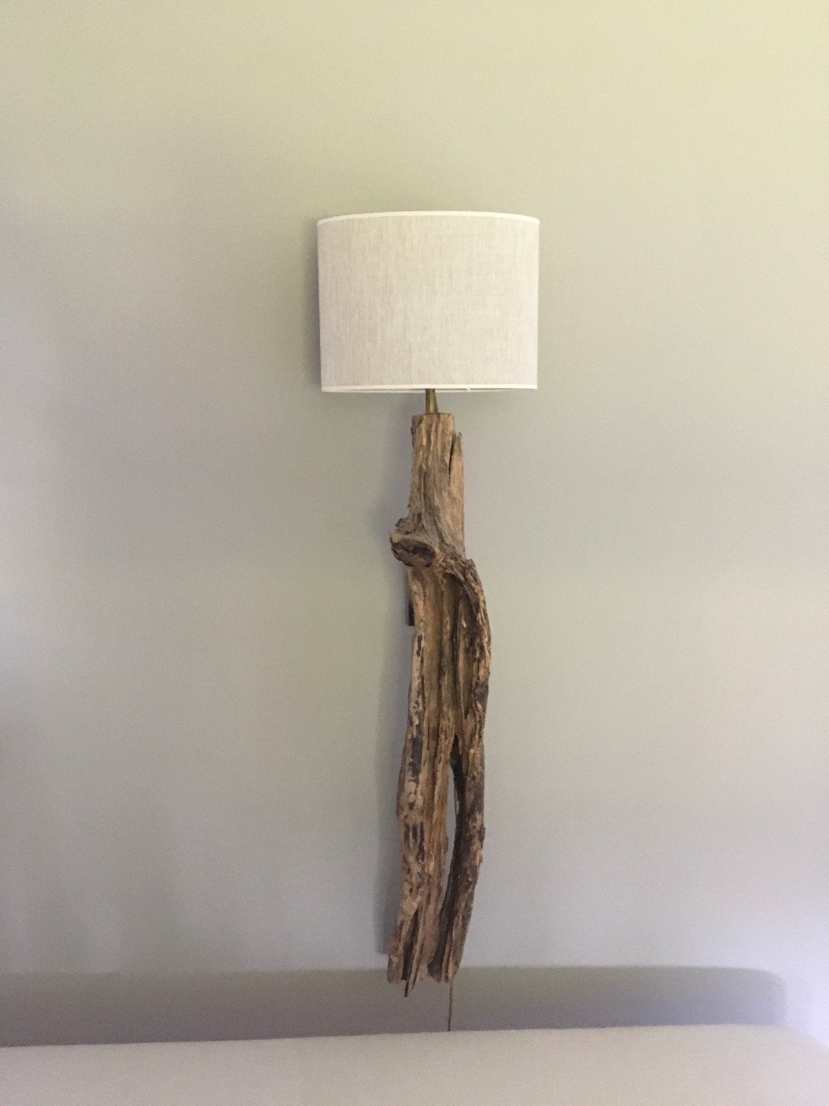 Wandlamp te koop, Huis en Inrichting, Lampen | Wandlampen, Ophalen of Verzenden, Zo goed als nieuw, Hout