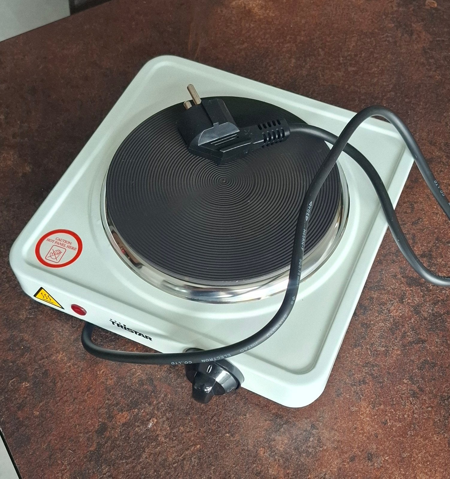 Tristar KP-6185 Hot Plate - 1000W - Nieuw in doos, Witgoed en Apparatuur, Verzenden, Nieuw, 3 kookzones of minder, Vrijstaand