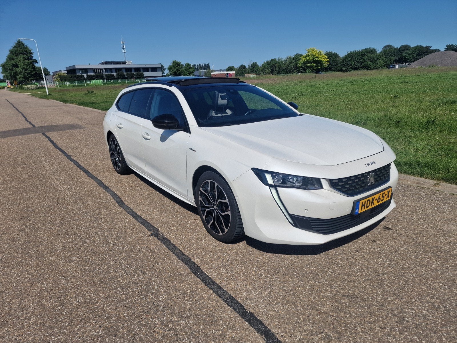 Peugeot 508 1.6 Plug-in Hybrid 225pk E-eat8 2020 Wit, Auto's, Peugeot, Particulier, 360° camera, ABS, Achteruitrijcamera, Adaptieve lichten