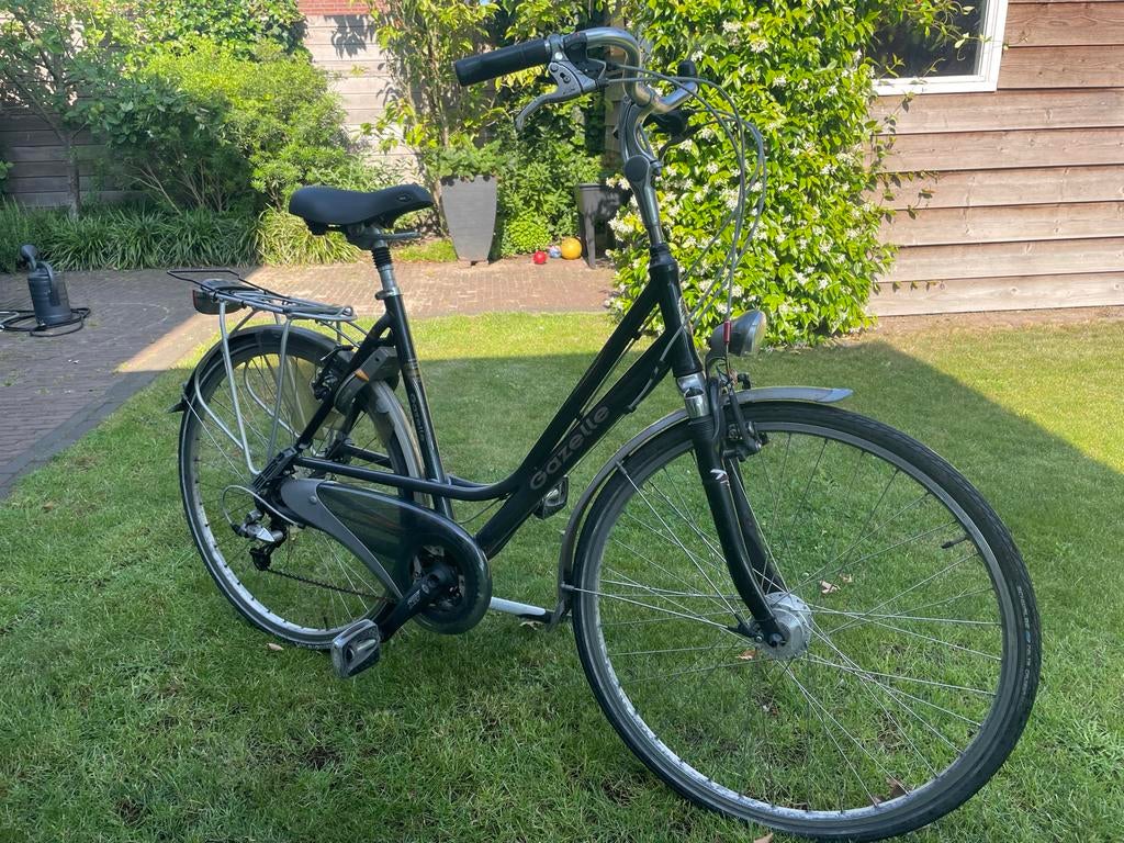 Gazelle damesfiets 28 inch, frame 54cm, Fietsen en Brommers, Fietsen | Dames | Damesfietsen, 53 tot 56 cm, Ophalen, Gebruikt, Gazelle