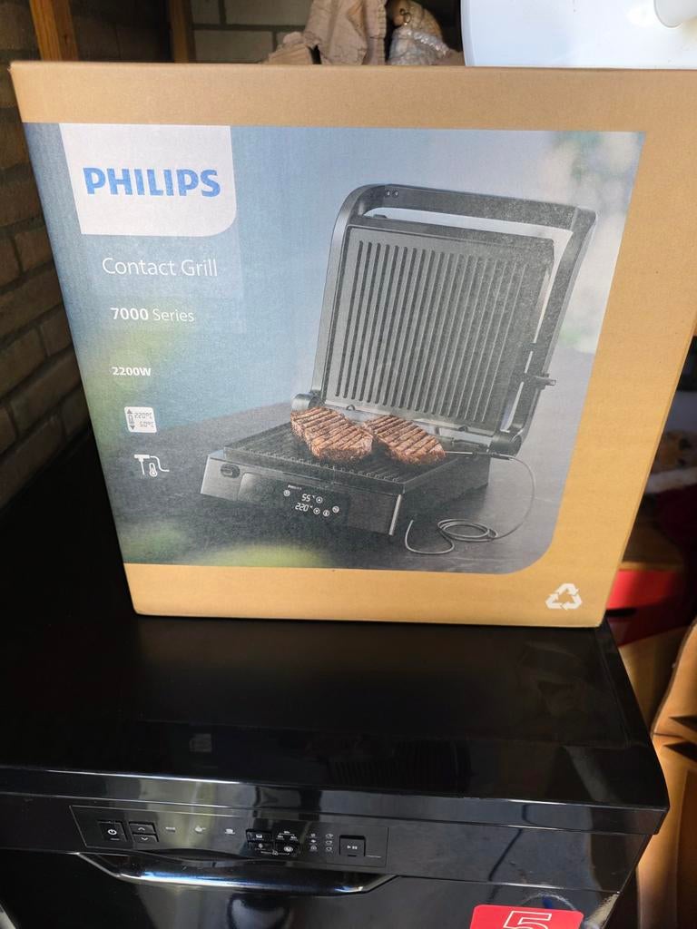 Philips Contact Grill 7000 Serie, Ophalen, Uitneembare platen, Nieuw