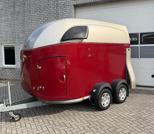 Hele mooie Bockmann Big Master 2 paards paardentrailer!, Ophalen, Gebruikt, Polyester, 2-paards trailer