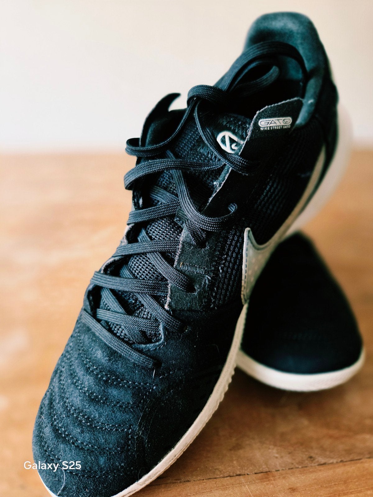 Nike Gato Sportschoenen - Zwart, Maat 40, Ophalen of Verzenden, Zo goed als nieuw, Zwart, Sportschoenen