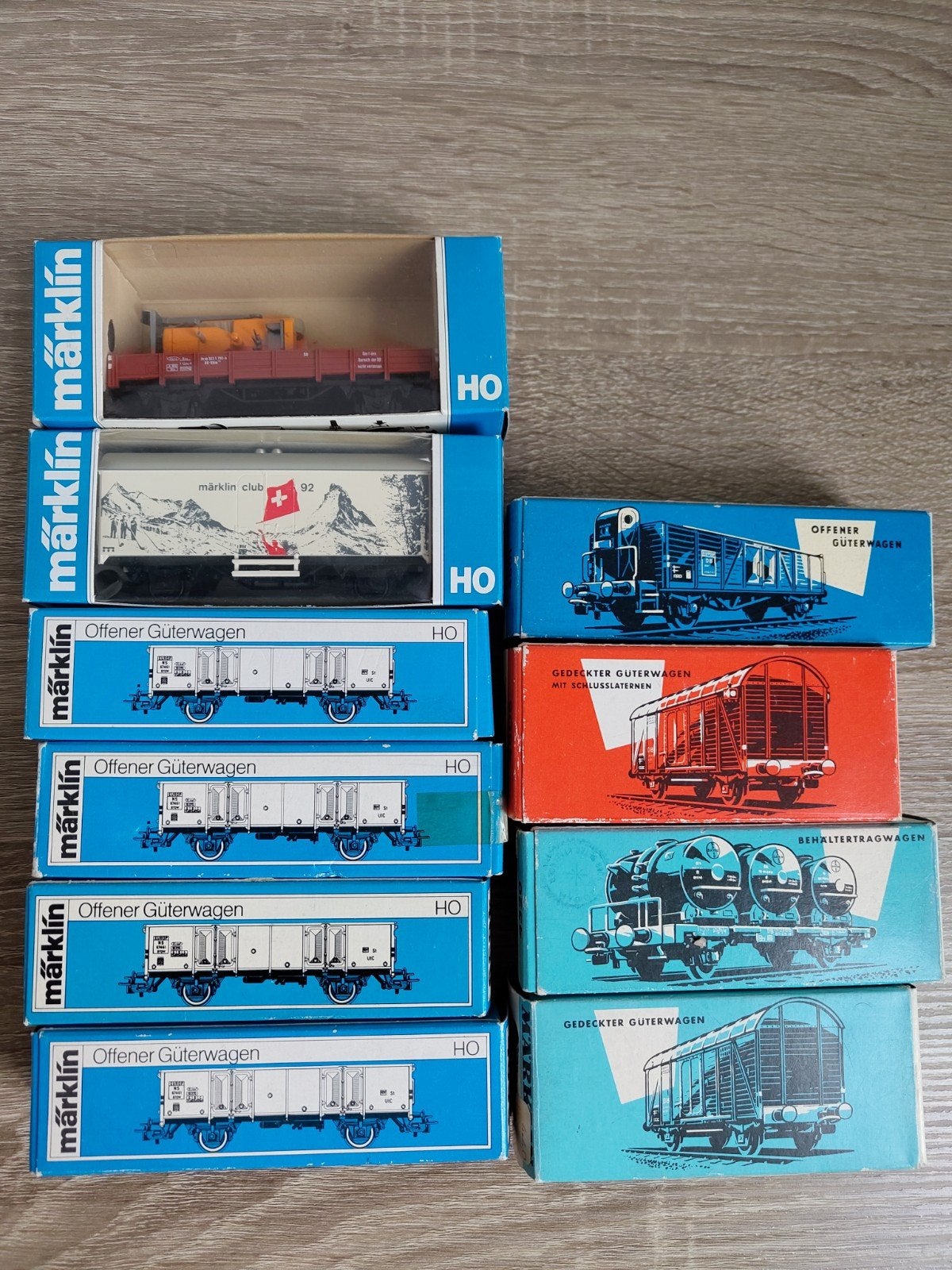 Märklin - 10 goederenwagens 4639 4424 4520 4505 4506 4601, Wisselstroom, Wagon, Ophalen of Verzenden, NS
