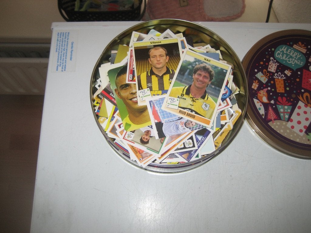 partij plaatjes bak vol, Ophalen of Verzenden, Gebruikt, Sport