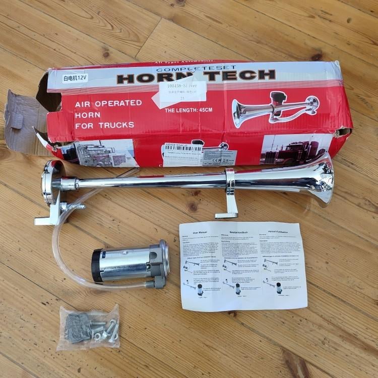 Luchthoorn incl. compressor 12V - Nieuw, Ophalen of Verzenden, Nieuw, Universele onderdelen