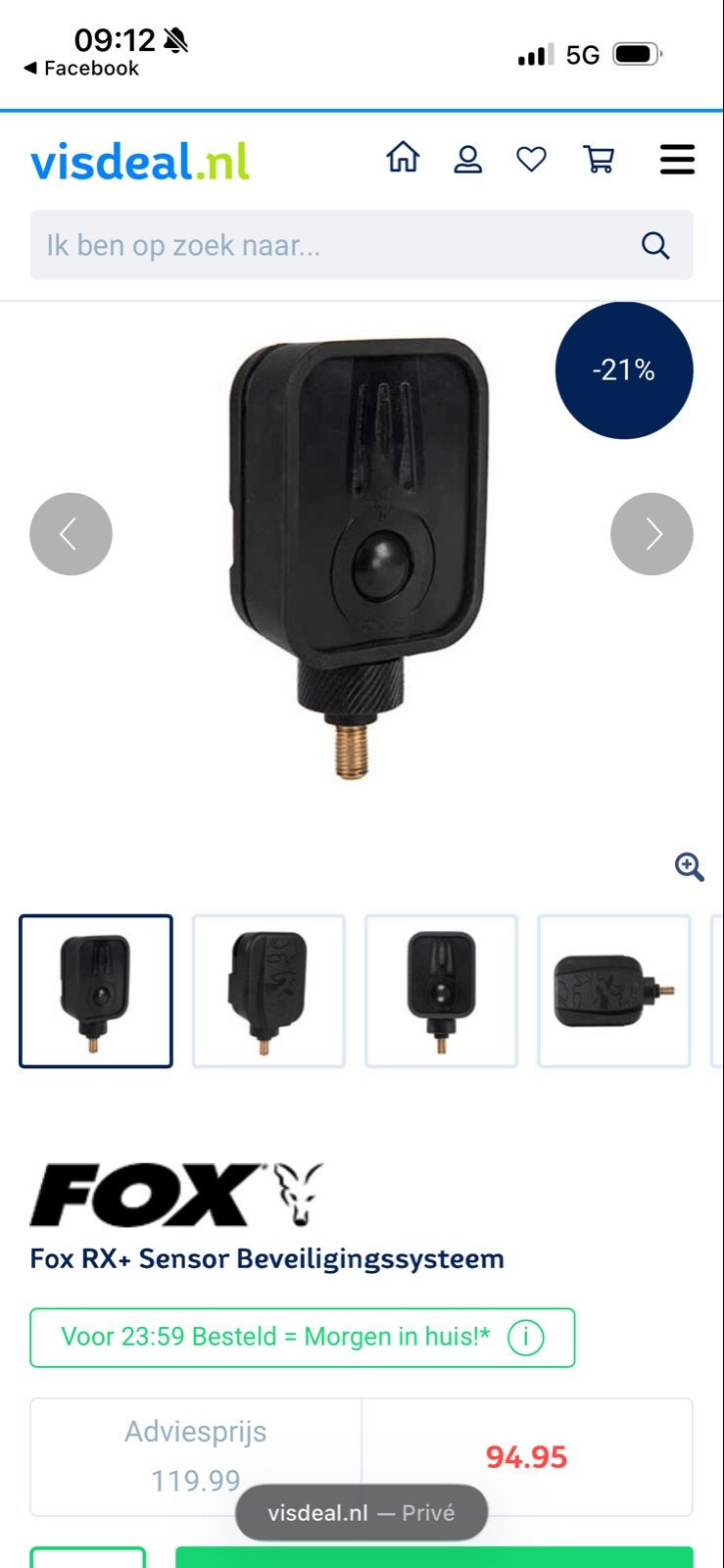 Fox RX+ Sensor Beveiligingssysteem, Ophalen of Verzenden, Nieuw, Overige typen