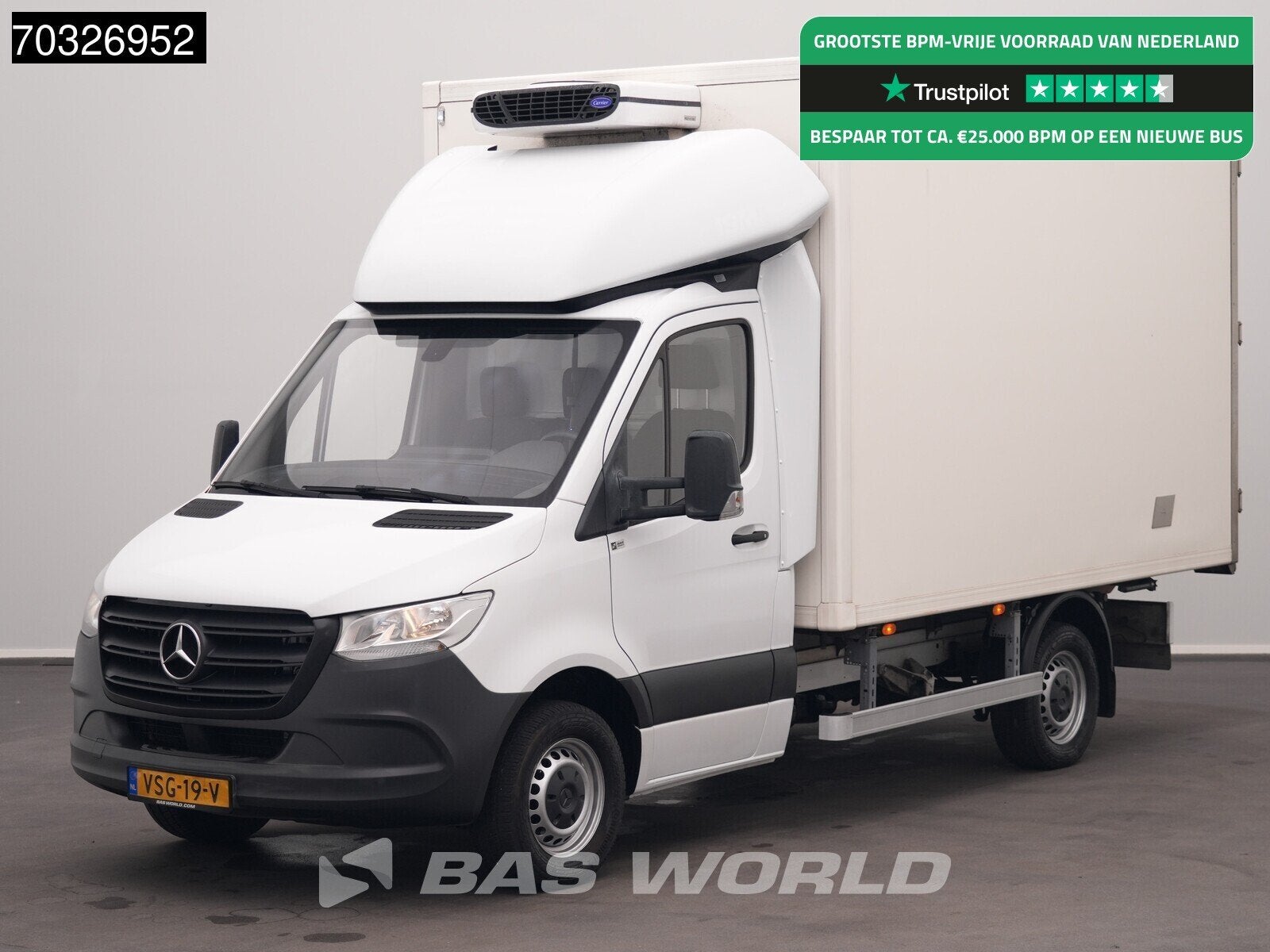 Mercedes Sprinter 317 CDI Koelwagen Zijdeur Achterdeuren Car, Auto's, Bestelauto's, Stof, Gebruikt, Euro 6, 4 cilinders