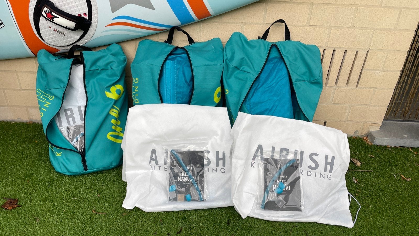 kitesurf set airush one, Ophalen, Zo goed als nieuw, Kite