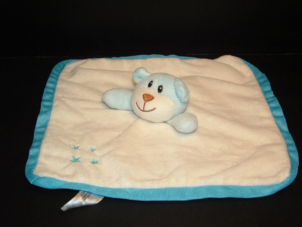 ZEEMAN BEER KNUFFELDOEK VELOURS ROOMWIT MET GLADDE, Ophalen of Verzenden, Nieuw, Overige typen