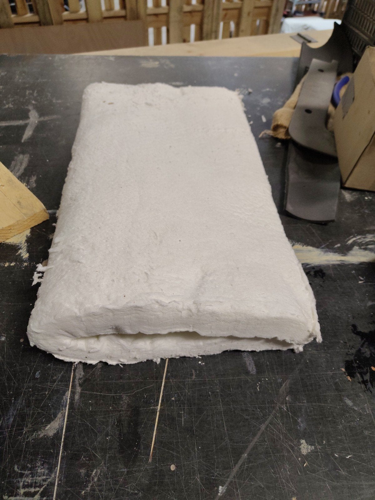 Keramisch isolatiedeken 1260HP - 500x610x25mm, Minder dan 4 cm, Overige materialen, Nieuw, Ophalen of Verzenden