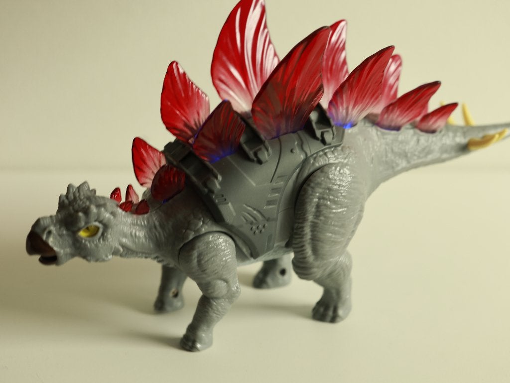 Dinosaurus Stegosaurus Zuru, loopt, geeft licht en brult, Ophalen of Verzenden