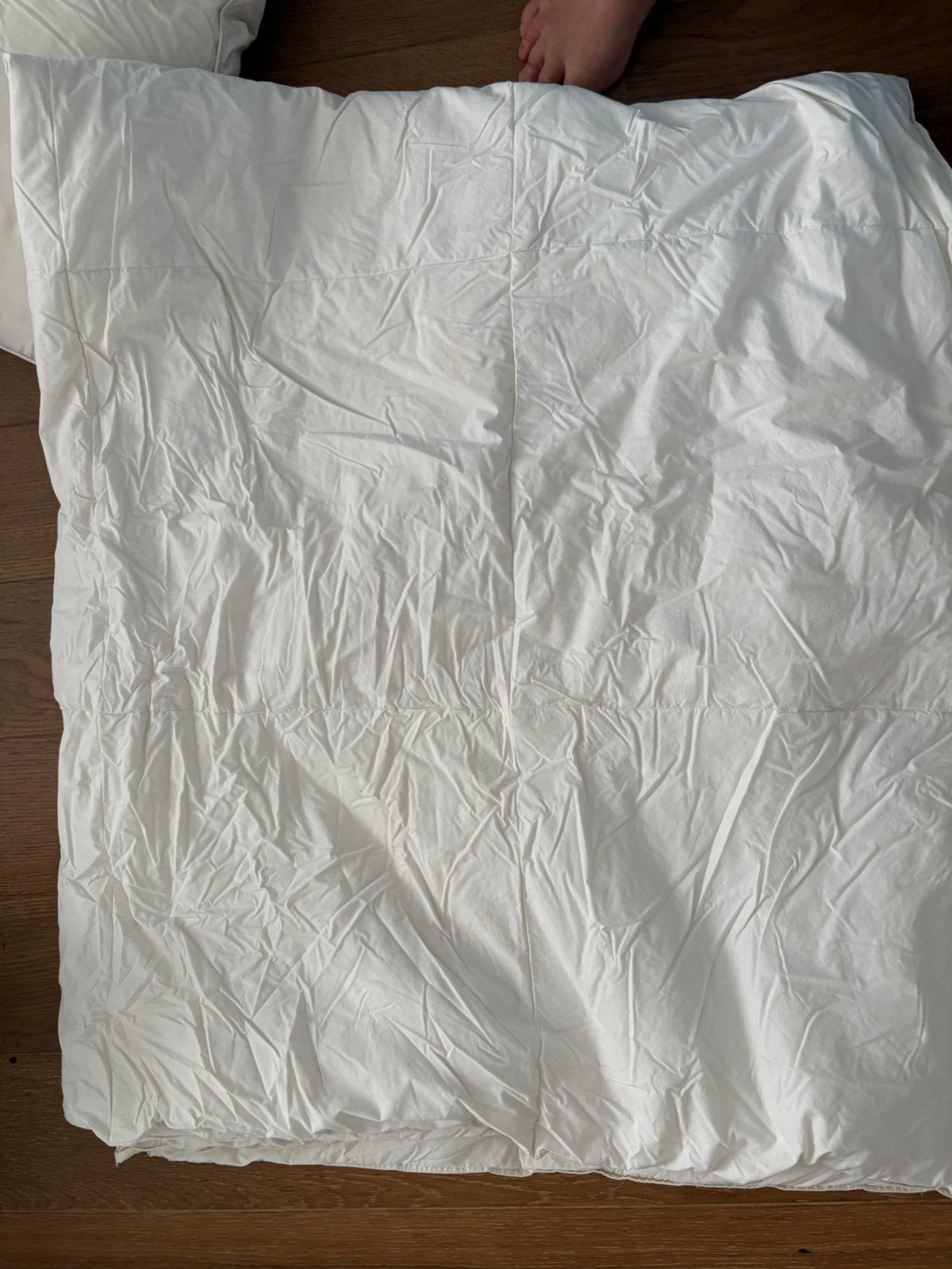 Gratis eenpersoonsdekbed ikea, Huis en Inrichting, Slaapkamer | Beddengoed, Wit, Tweepersoons, Ophalen of Verzenden, Deken of Dekbed