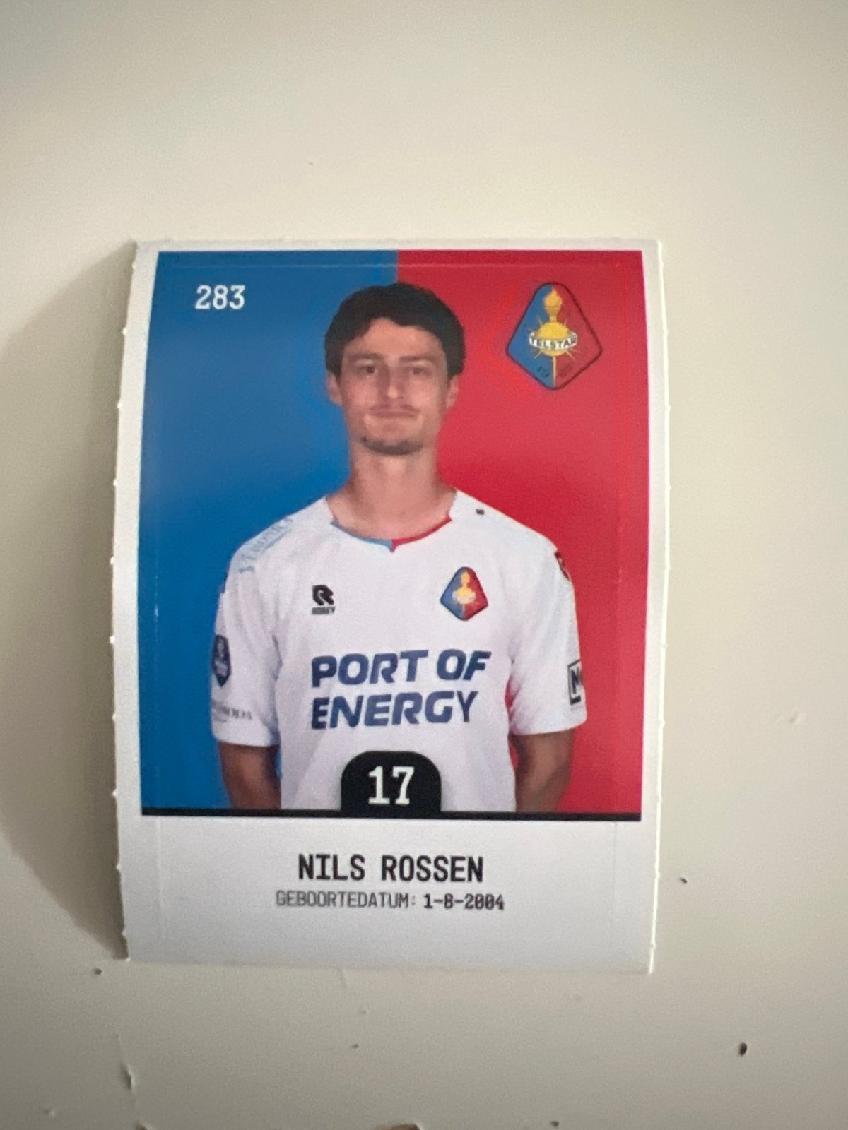 Plus voetbalplaatje 2026 Telstar - Nils Rossen Nr. 283, Verzenden, Nieuw, Overige binnenlandse clubs, Poster, Plaatje of Sticker