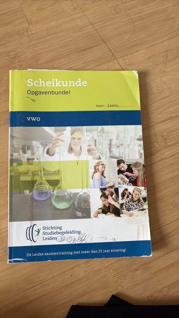 SSL Opgavenbundel scheikunde vwo, Boeken, Ophalen, Zo goed als nieuw, VWO