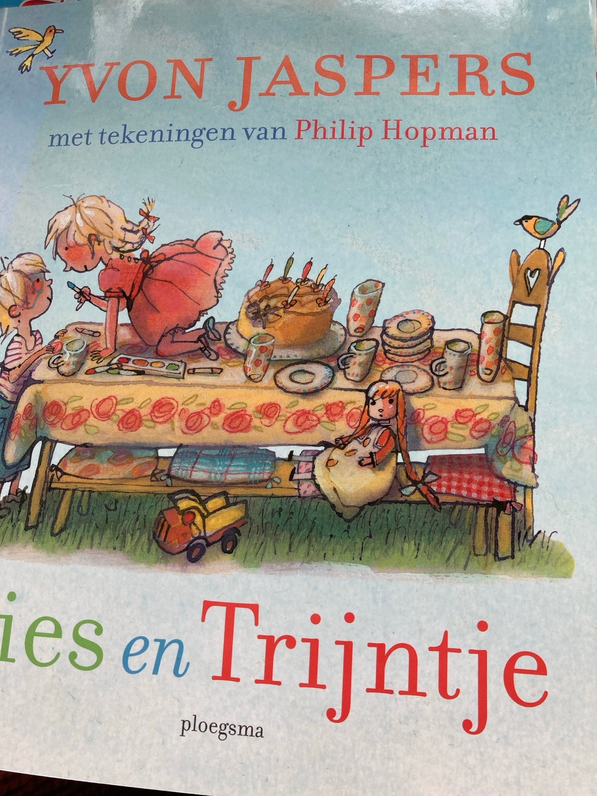 Yvon Jaspers: Fies en Trijntje - Prentenboek, Ophalen of Verzenden, Zo goed als nieuw, Fictie algemeen