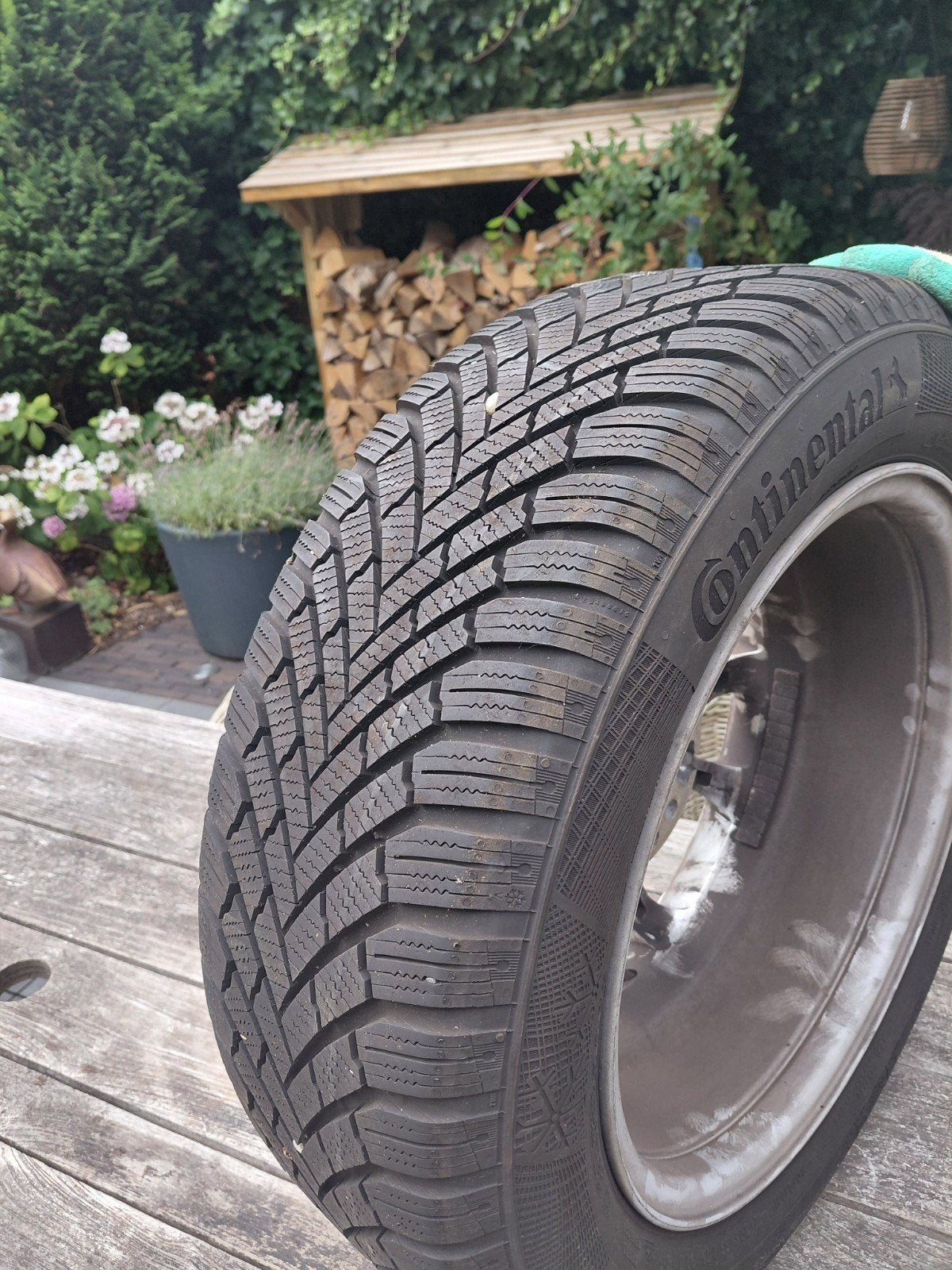 4 x winterbanden met velgen., Gebruikt, 16 inch, Banden en Velgen, Personenwagen