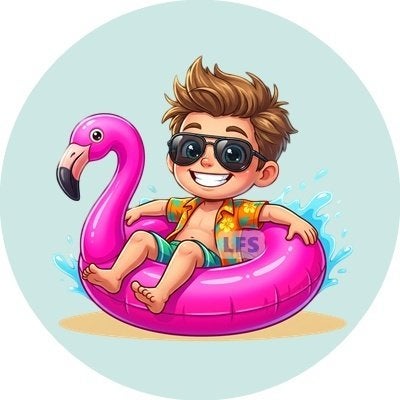 L2926 icing frosting jongen zomer 20cm eetbare taart print, Ophalen of Verzenden, Nieuw, Taarten, Versiering