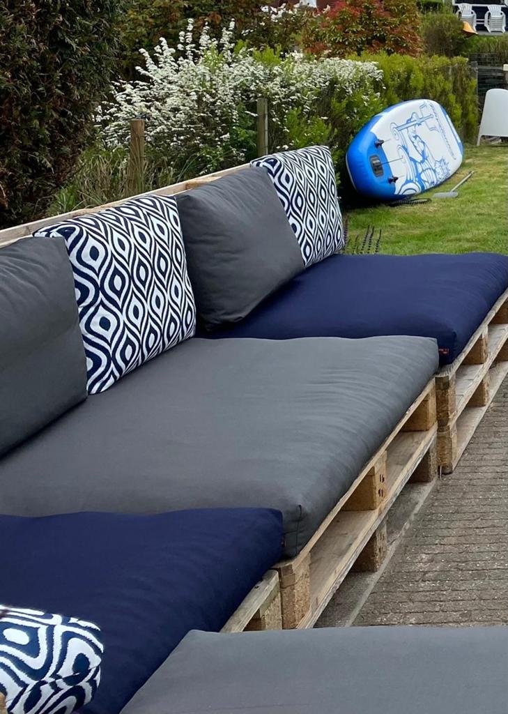 Kussens voor een palletbank., Ophalen of Verzenden, Nieuw, Hout