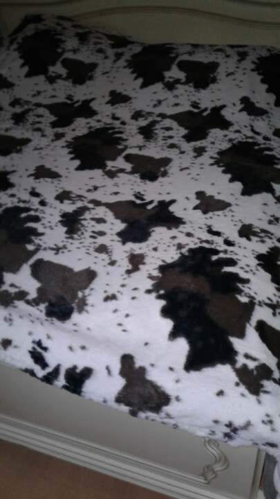 Koeienprint sprei, Ophalen, Rechthoek