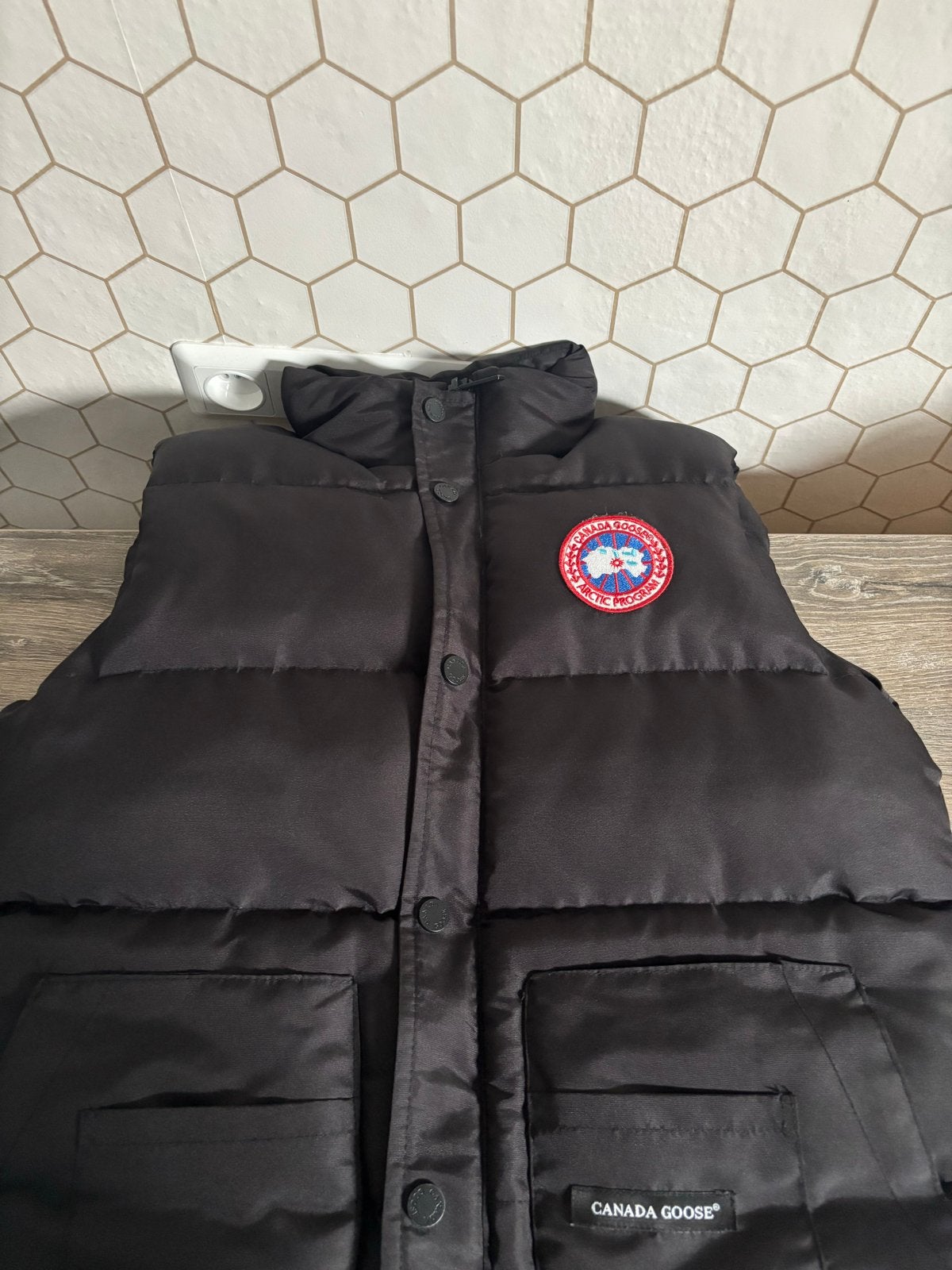 Canada Goose Bodywarmer Zwart Maat S, Ophalen of Verzenden, Zo goed als nieuw, Maat 36 (S), Zwart