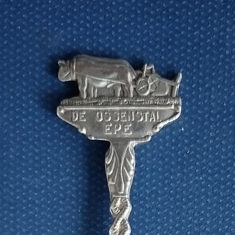 verzilverd lepeltje De Ossenstal, Epe (Nieuwpoort 90), Ophalen of Verzenden