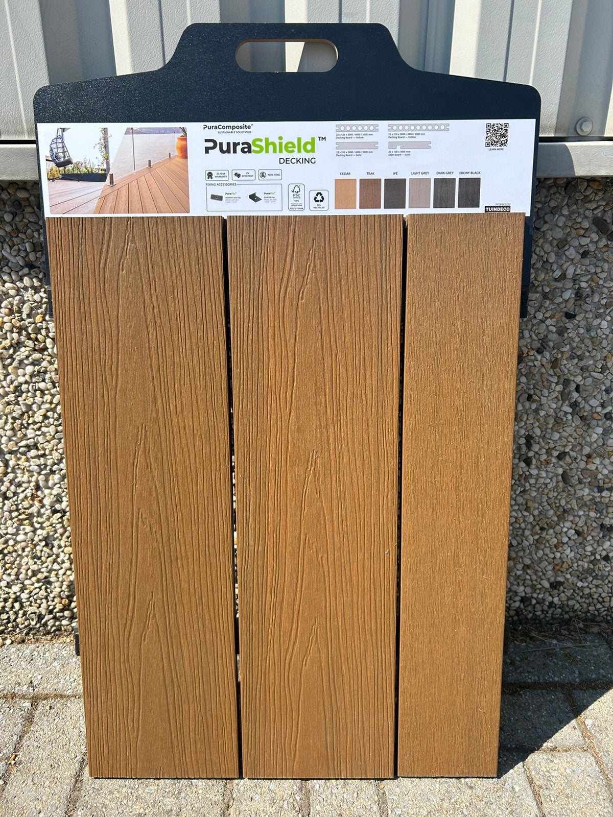 Purashield composiet vlonderplank, Ophalen of Verzenden, Nieuw, Kunststof