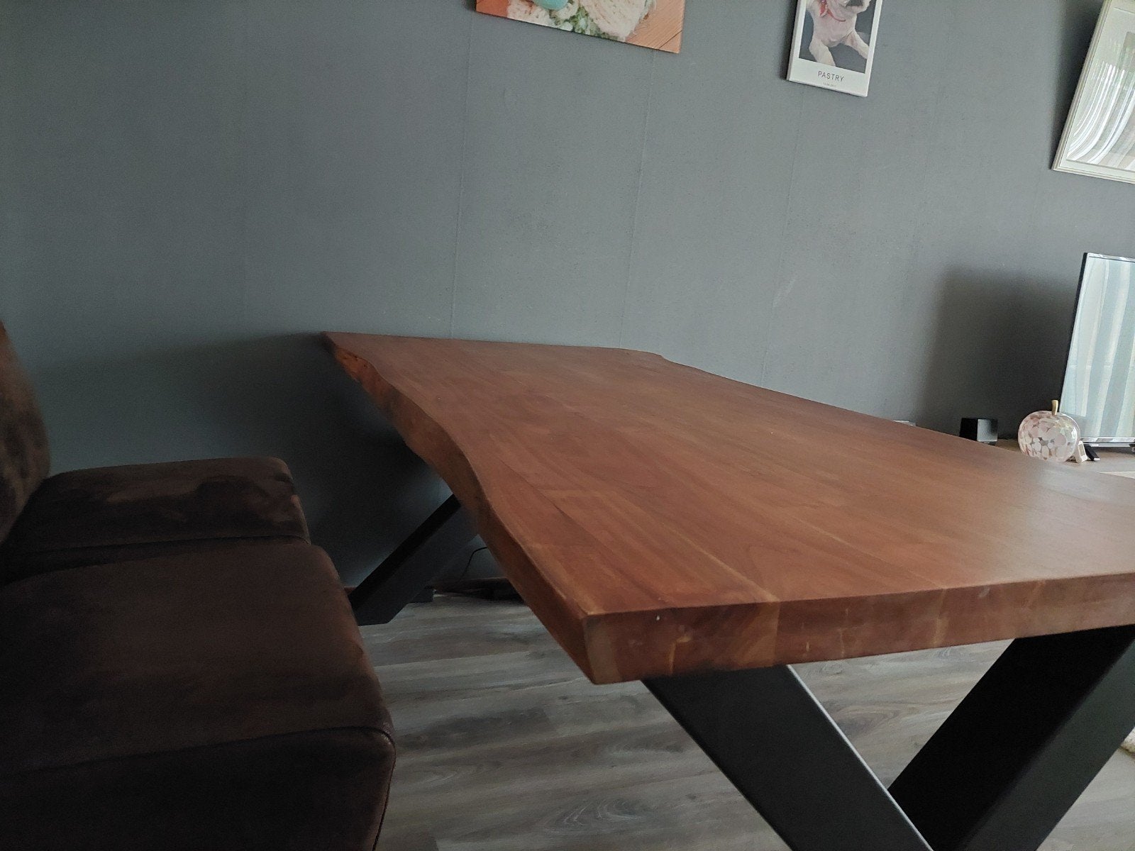 Mooie boomstamtafel!, Ophalen, Rechthoekig, 200 cm of meer, 50 tot 100 cm