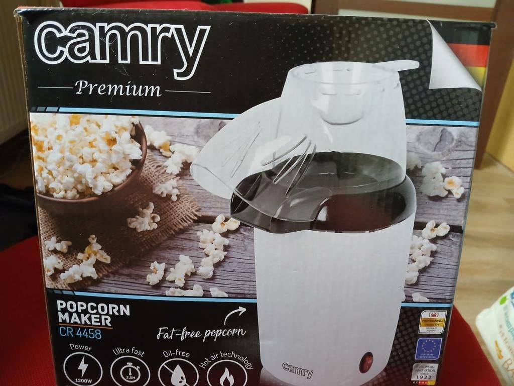 Camry Popcorn Maker CR 4458 - Zo goed als nieuw, Ophalen of Verzenden