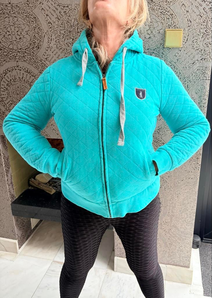 Cavallaro hoody dames vest turkoois maat XL- 40/42, Ophalen of Verzenden, Gedragen, Maat 42/44 (L), Overige kleuren
