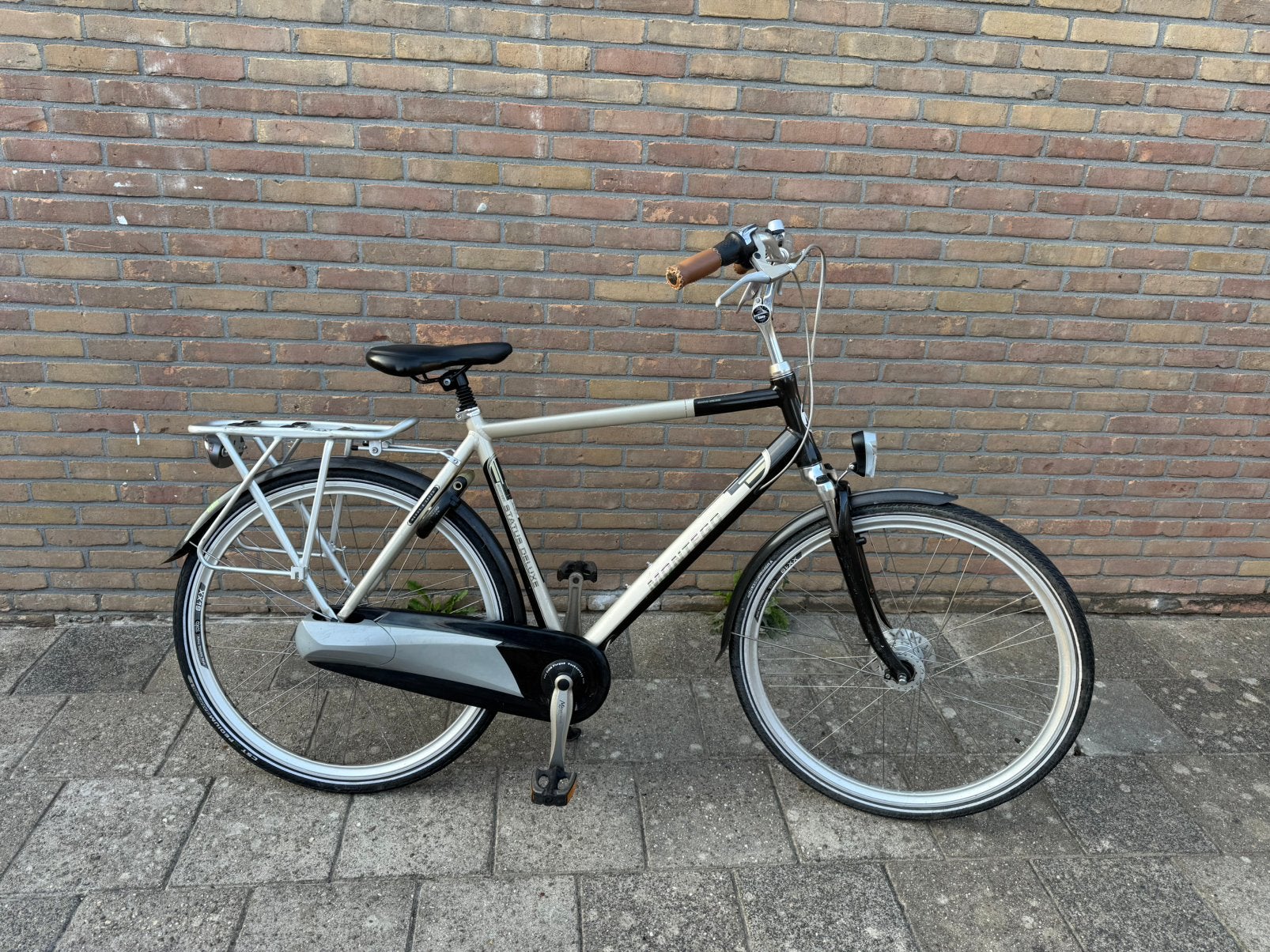Keurige staat montego status deluxe herenfiets 28” 57 cm 8 v, Gebruikt, Versnellingen, 57 tot 61 cm, Trommelrem