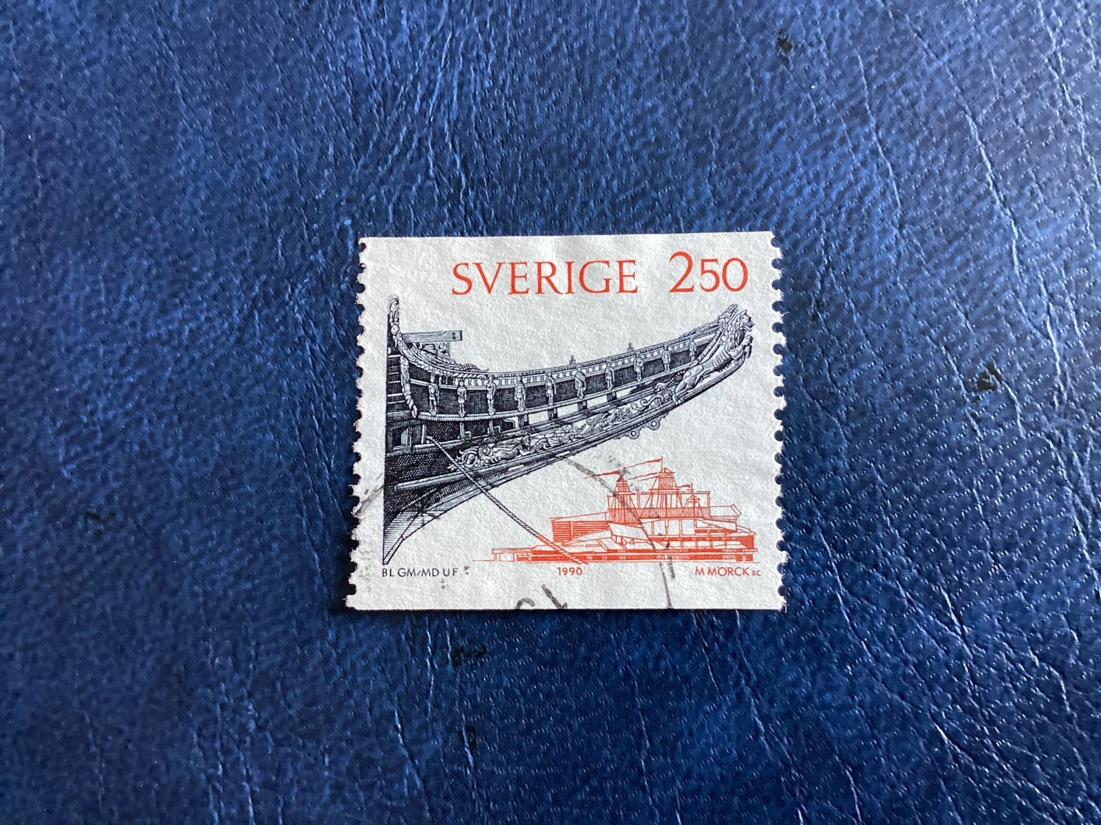 Zweden 1990 - Mi.1607-Vasa schip, Ophalen of Verzenden, Zweden, Gestempeld