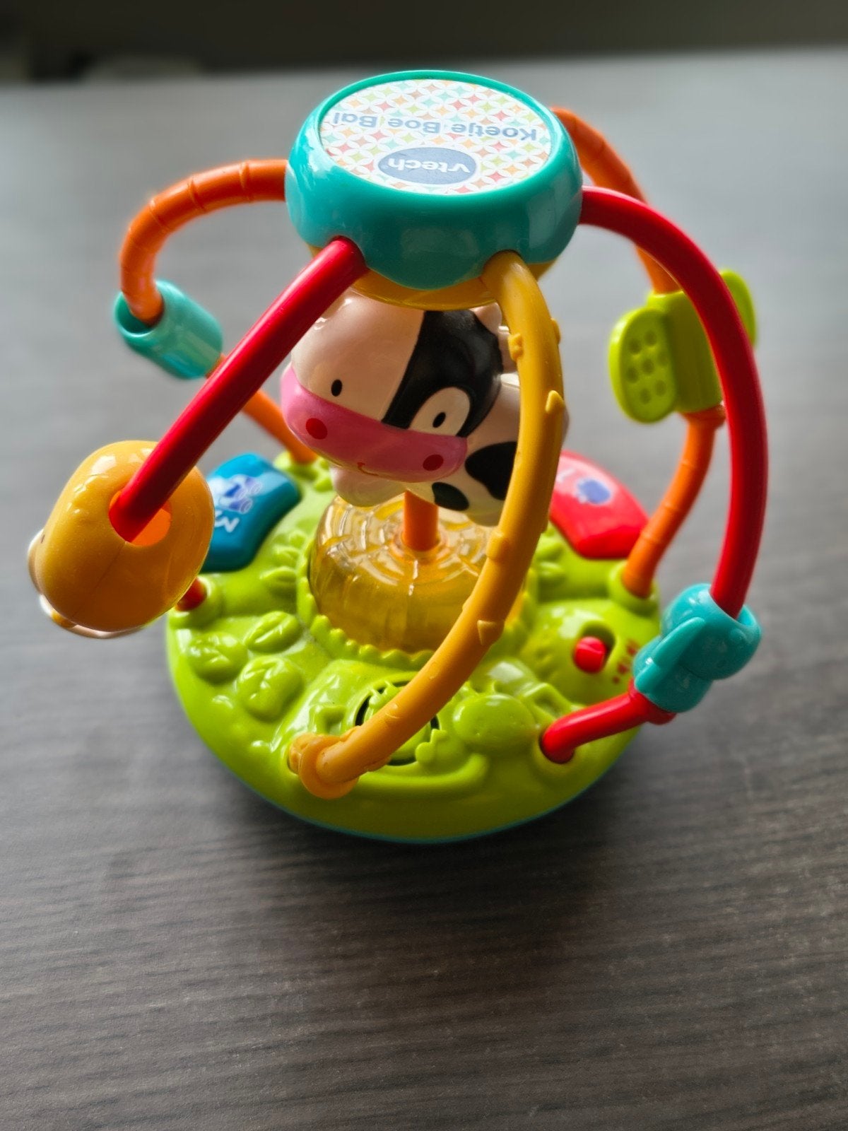 Vtech Koeitje Boe Bal - Interactief babyspeelgoed, Kinderen en Baby's, Ophalen of Verzenden, Zo goed als nieuw, Rammelaar, Met geluid