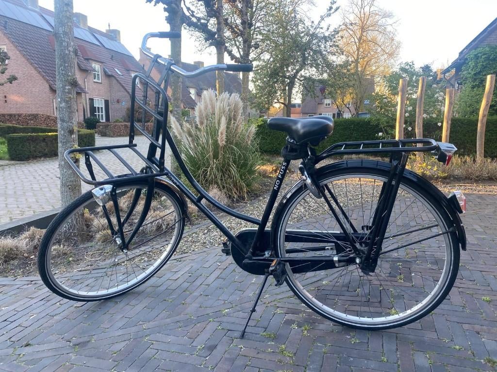 Zwarte transport & oma fiets, 50 tot 53 cm, Ophalen, Gebruikt, Overige merken