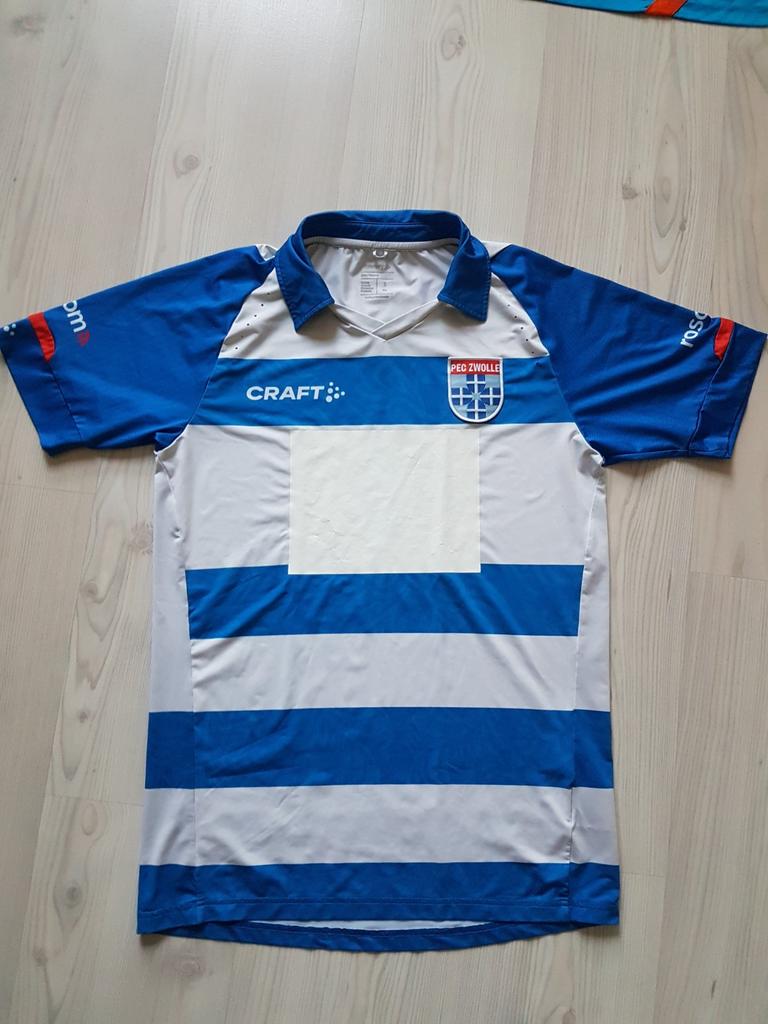 PEC Zwolle heren voetbalshirt size small/med, Sport en Fitness, Ophalen of Verzenden, Zo goed als nieuw, Shirt
