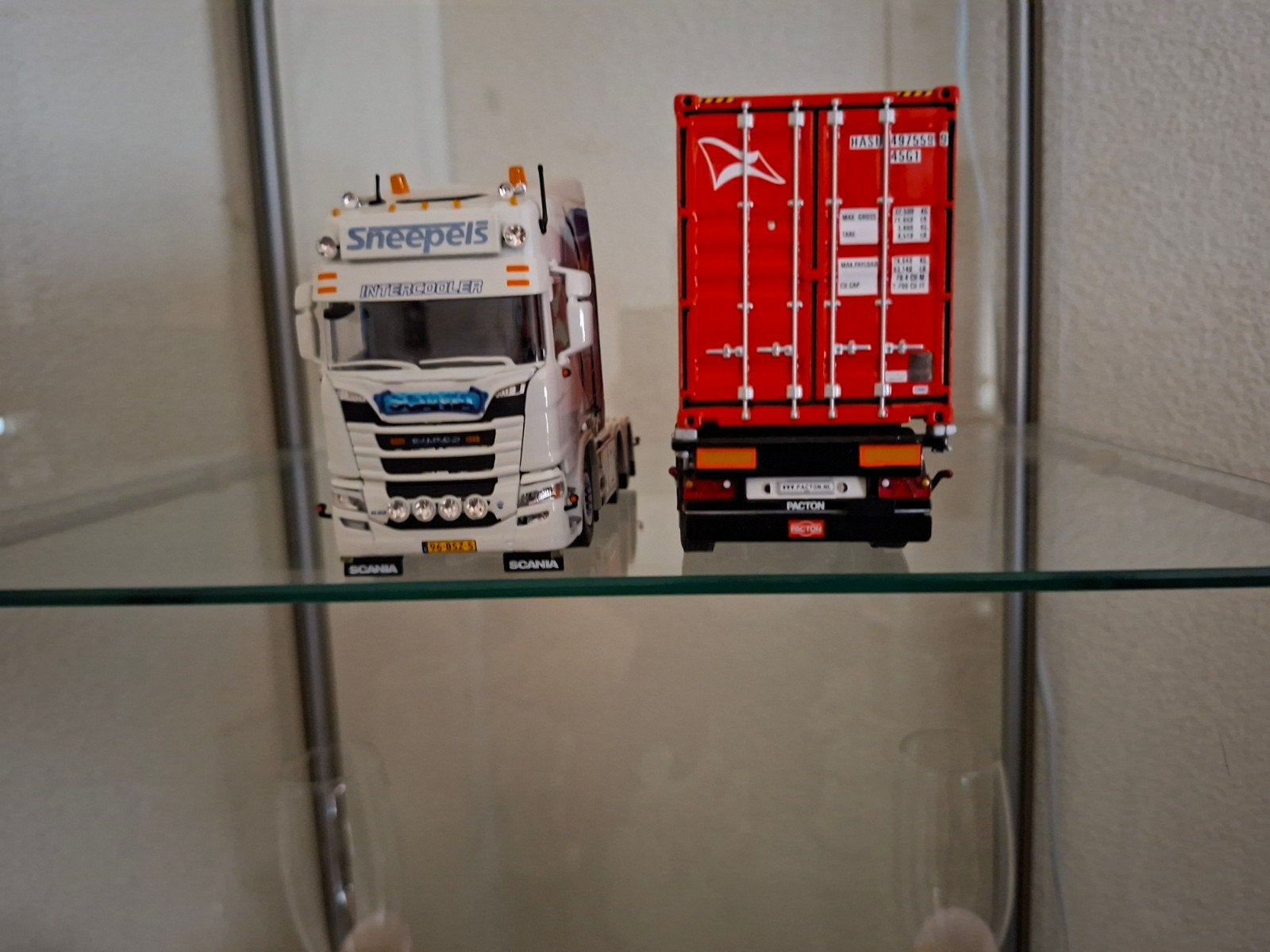 tekno Scania R530 Sneepels, Hobby en Vrije tijd, Modelauto's | 1:50, Ophalen of Verzenden, Zo goed als nieuw, Bus of Vrachtwagen