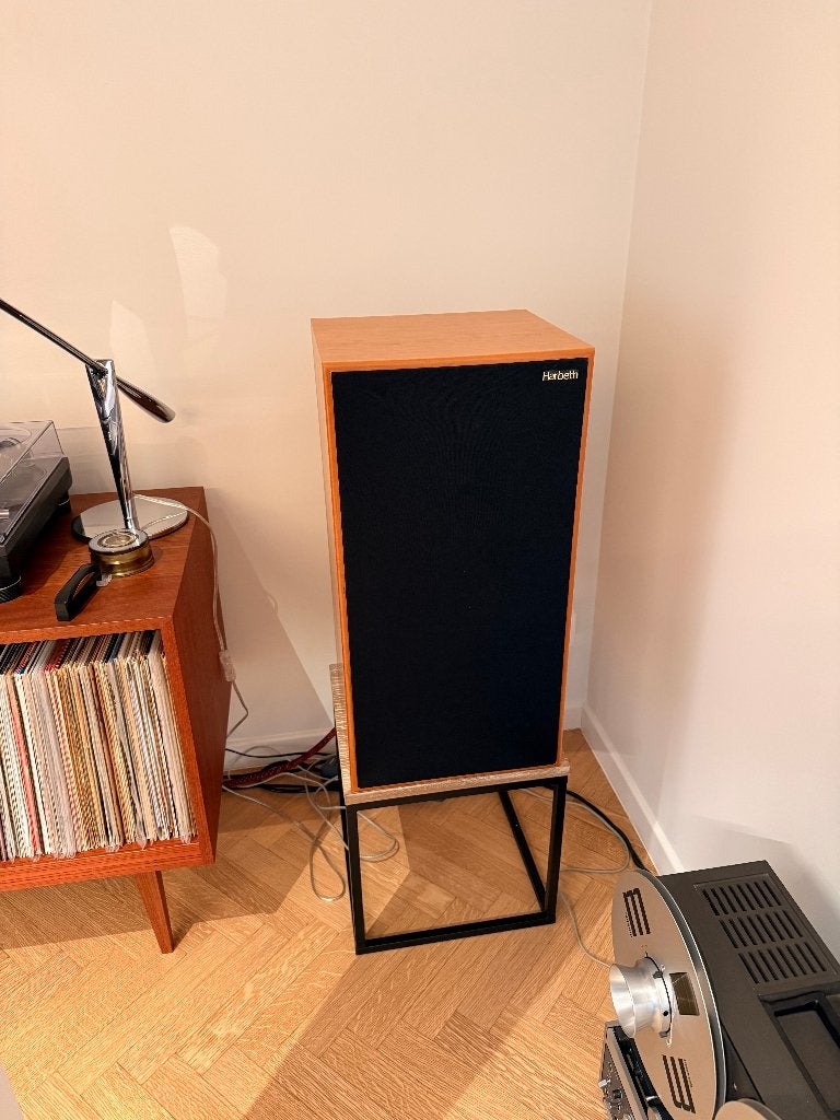 Harbeth Super HL5 Speakers in Cherry uitvoering, Ophalen of Verzenden, Zo goed als nieuw, Overige merken