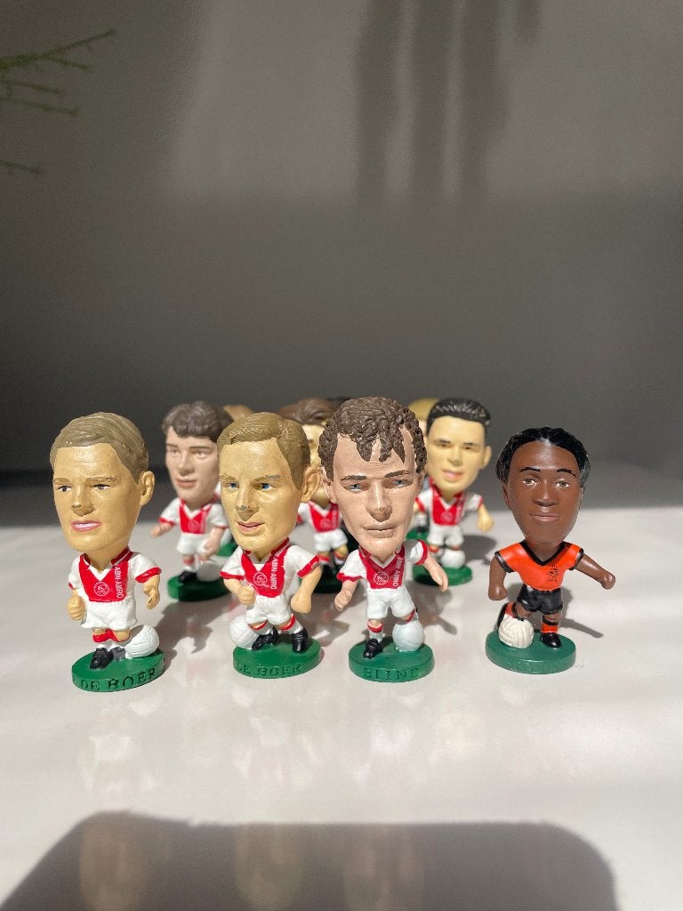 Voetbalpoppetjes, Ophalen, Gebruikt