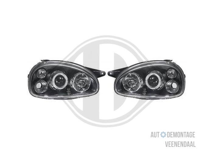 Koplampset links + rechts van een Opel Corsa, Auto-onderdelen, -, -, Opel, Nieuw