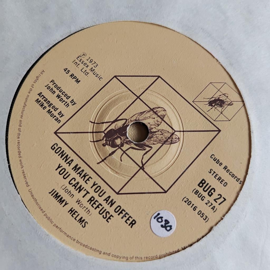 Jimmy Helms - Gonna Make You An Offer (1973 Single), Gebruikt, 7 inch, Single, Ophalen of Verzenden