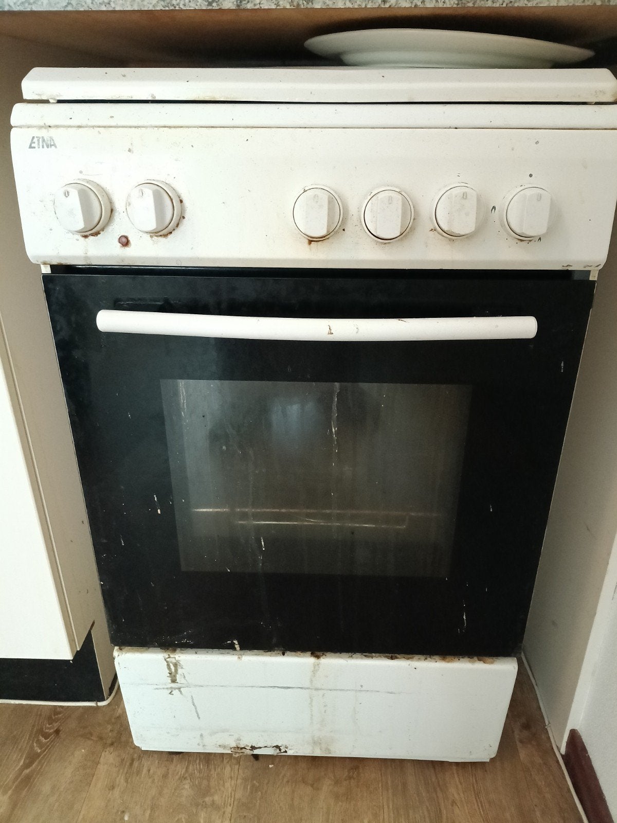 ETNA vrijstaand gasfornuis met oven, Ophalen, Gebruikt, 4 kookzones, Gas