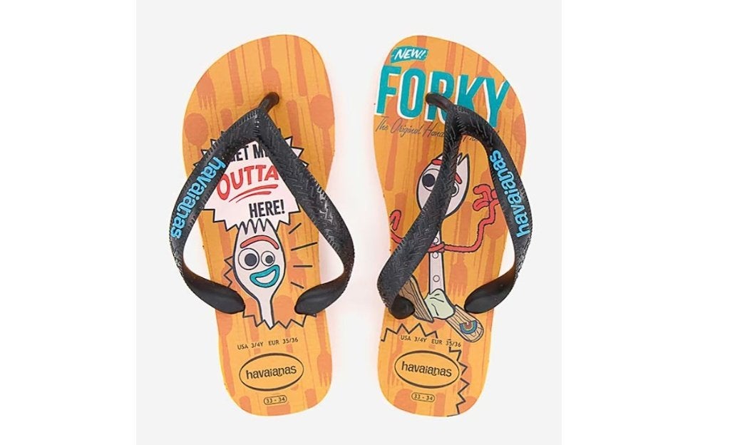 * Toy Story Forky Havaianas Slippers Teenslippers, Mt. 37 *, Schoenen, Ophalen of Verzenden, Zo goed als nieuw, Jongen