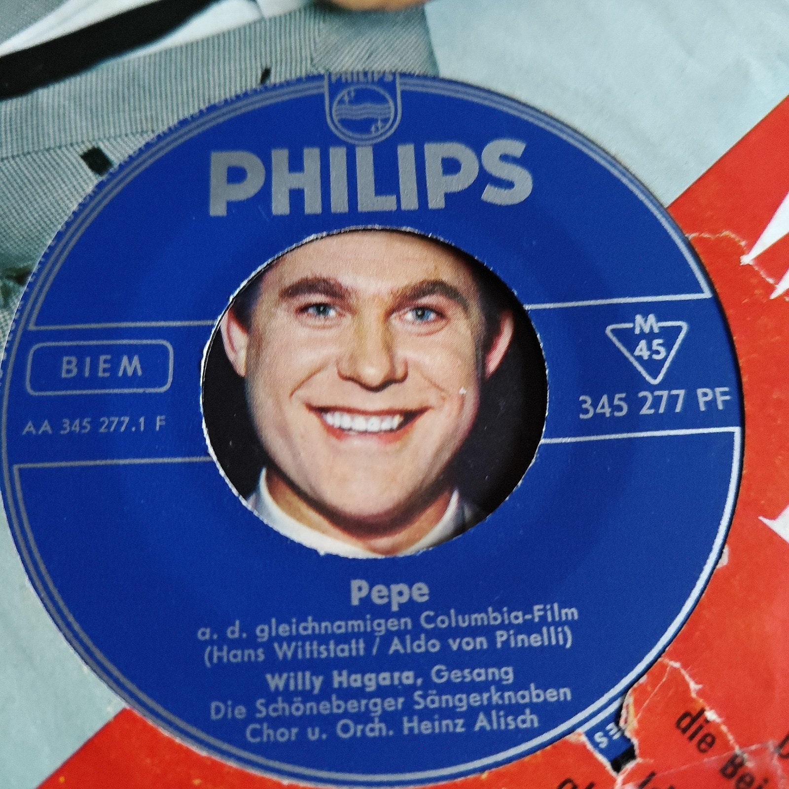 Willy Hagara - Pepe (Philips 45 toeren single), Gebruikt, 7 inch, EP, Schlager