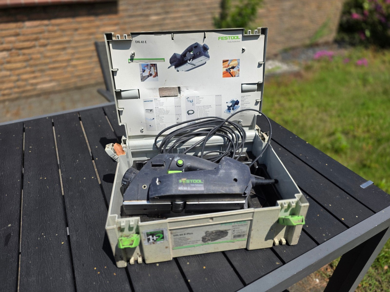 Festool EHL 65 E schaafmachine in Systainer, Ophalen of Verzenden, Gebruikt